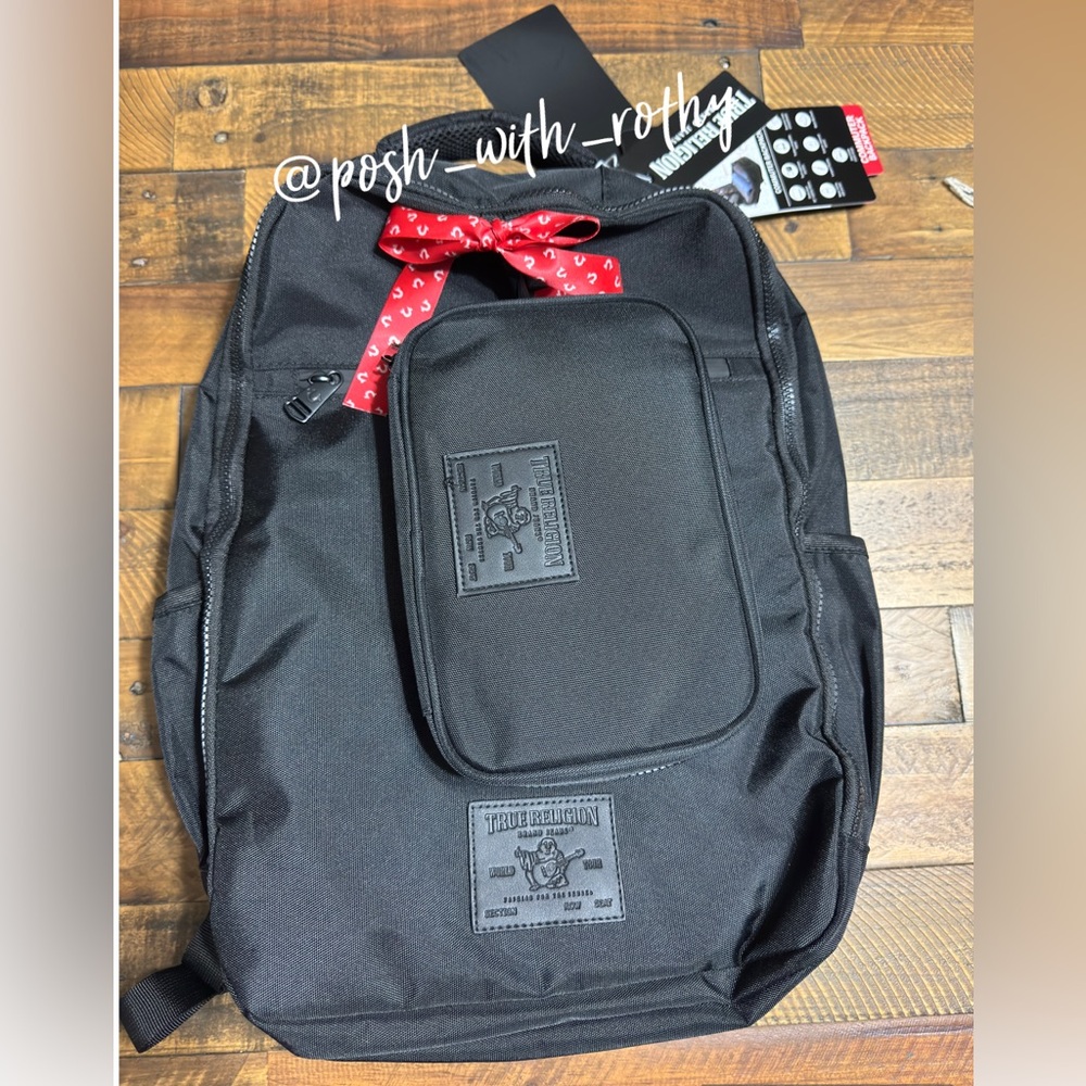 True Religion Commuter Backpack with Tech Pouch, NWT
